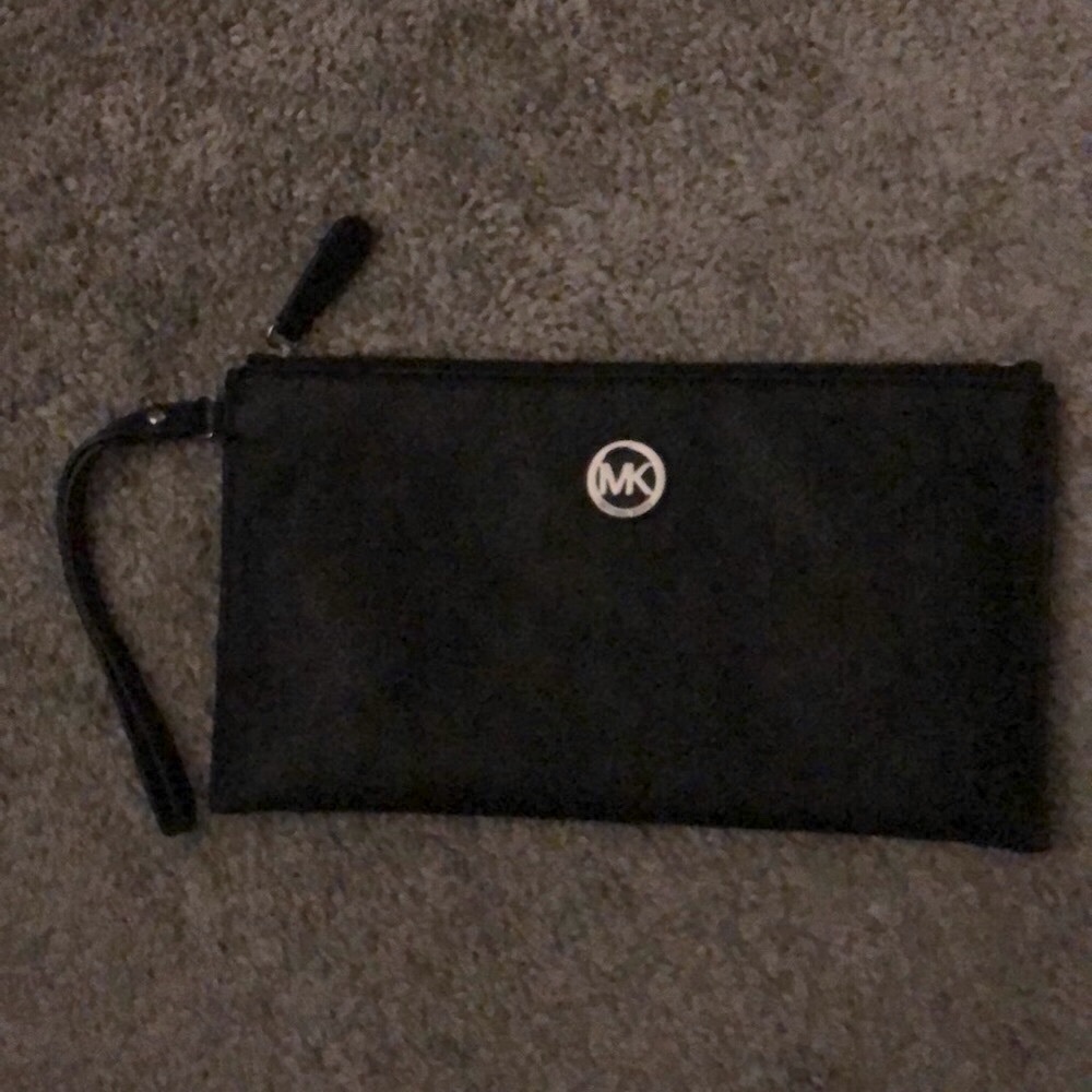 Black MK wristlet